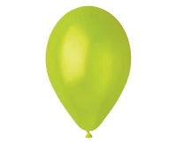 Balony Gemar 10", metalik pistacjowe, 100szt.