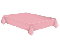 Obrus papierowy White Dots on Pink, 120 x 180 cm