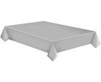 Obrus papierowy White Dots on Grey, 120 x 180 cm