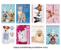 Laurka z brokatem B6B 117x167 Urodziny zest. 719 Dziecięce - Foto, Koty, Młodzieżowe, Psy, Zwierzęta