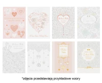 Laurka Lux Edition B6LUX 127x180 Ślub zest. 705 Grafika - Koronki, Kwiaty, Serca
