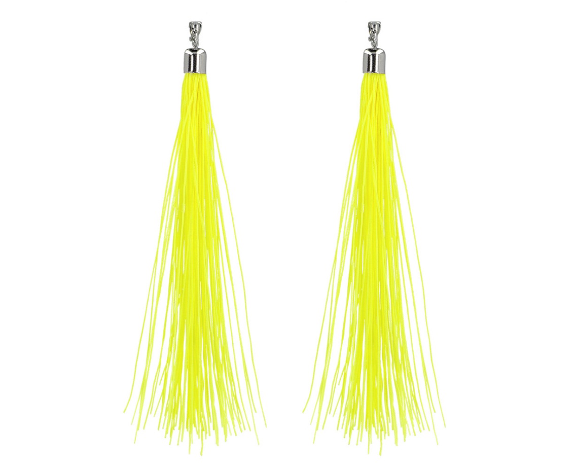 Kolczyki Festival neon yellow