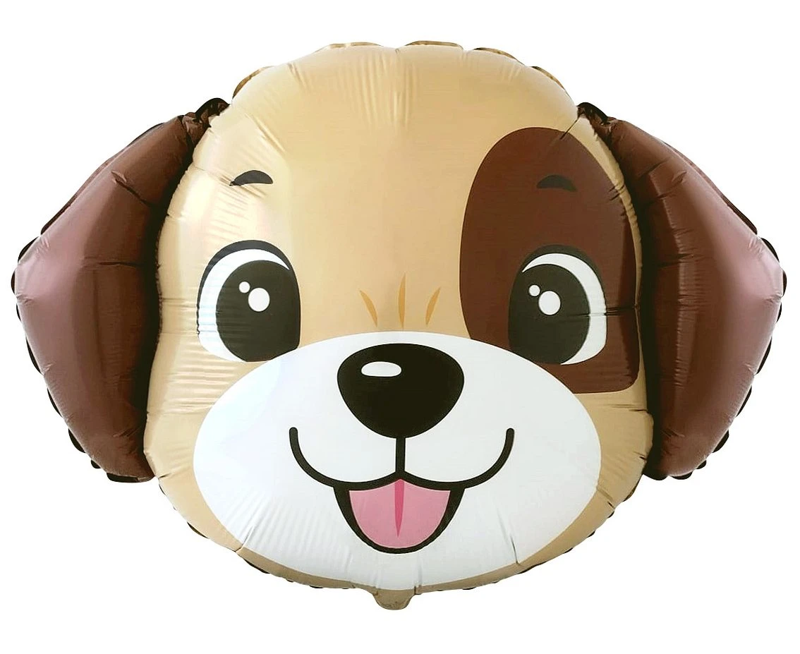 Balon foliowy 24" FX - Piesek (głowa), pakowany KK
