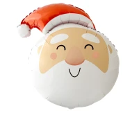 Balon foliowy 24" FX - Święty Mikołaj (głowa), niepakowany