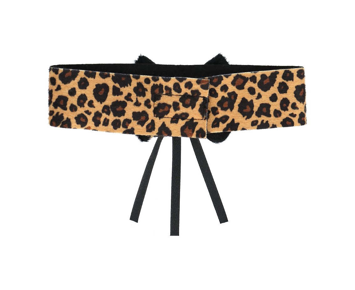 Zestaw Uroczy Gepard (opaska, choker, 2 bransoletki, ogon)