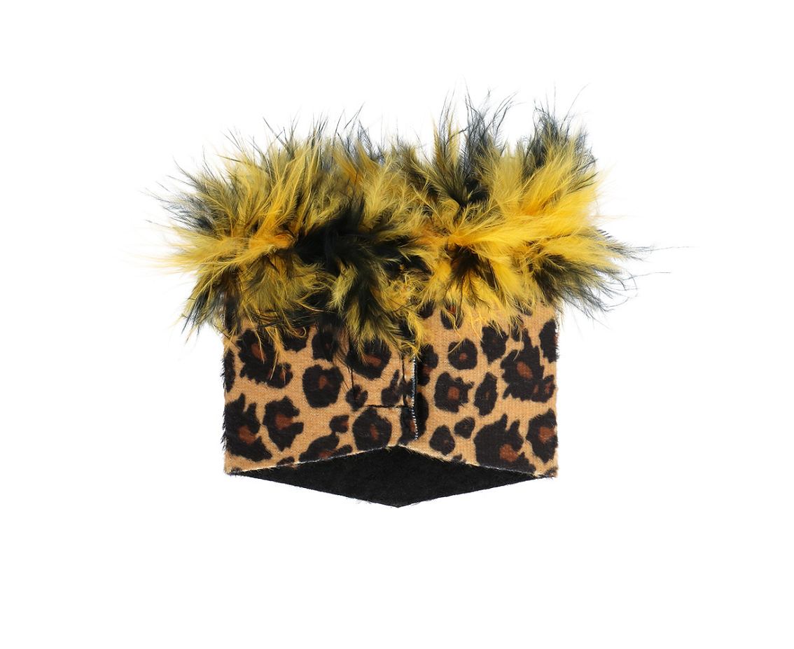 Zestaw Uroczy Gepard (opaska, choker, 2 bransoletki, ogon)