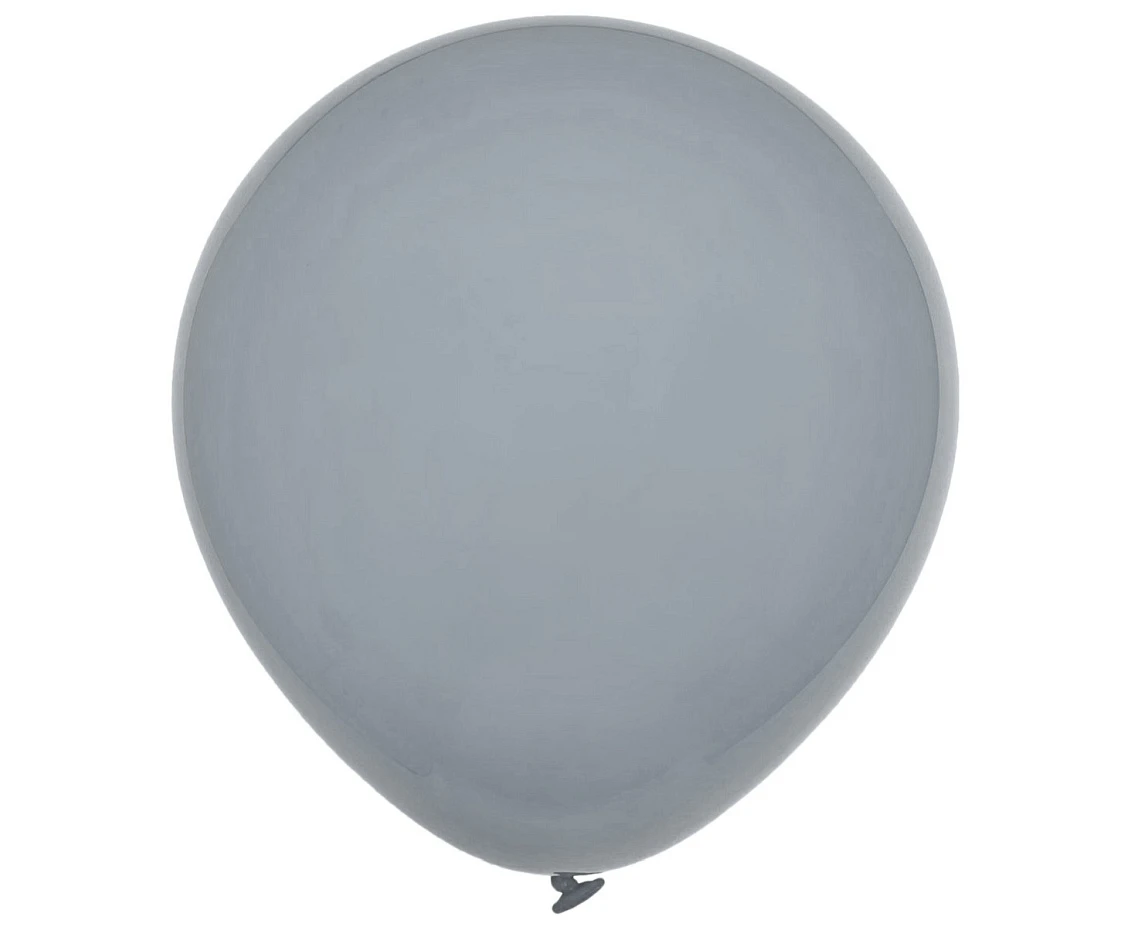 Balony Decomex 5", pastel szare, 100szt.