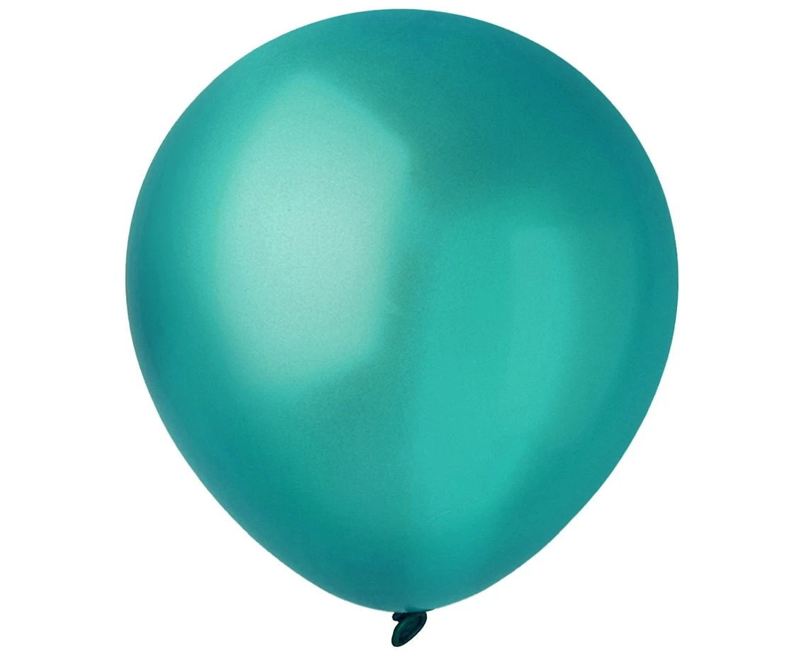 Balony Decomex 5", metalik szmaragdowozielone, 100szt.