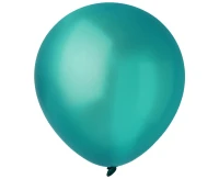 Balony Decomex 5", metalik szmaragdowozielone, 100szt.