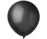 Balony Decomex 5", metalik czarne, 100szt.