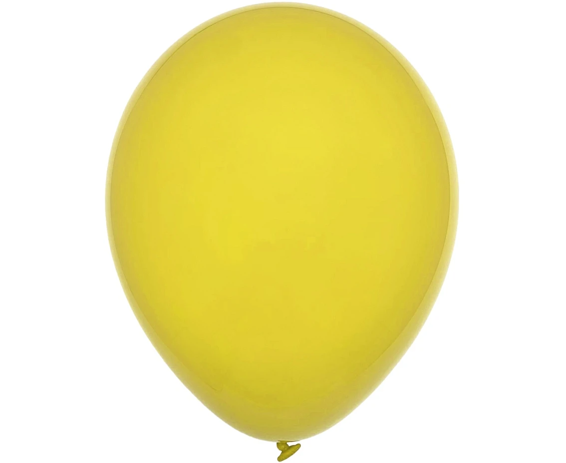 Balony Decomex 9", pastel żółte, 100szt.