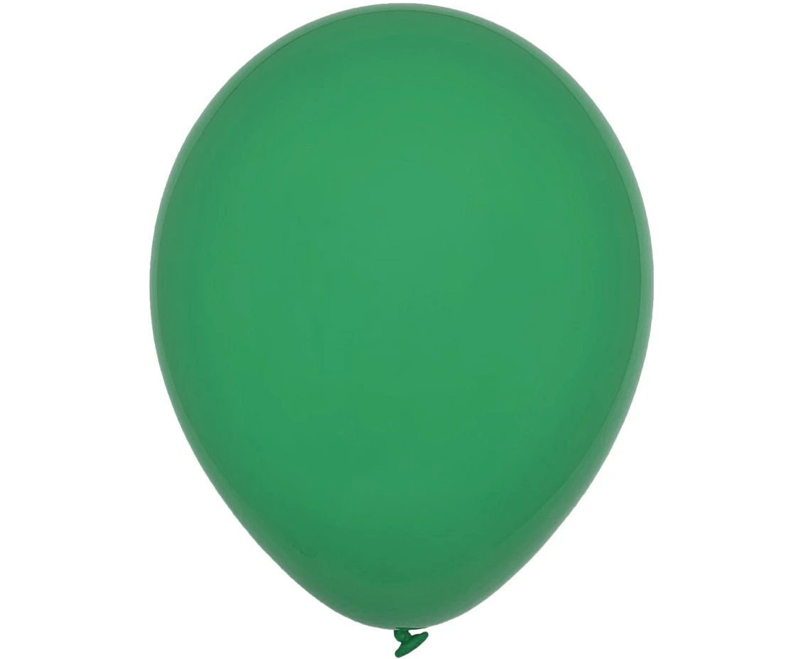 Balony Decomex 9", pastel leśne zielone, 100szt.