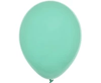 Balony Decomex 9", pastel matowe zielone, 100szt.