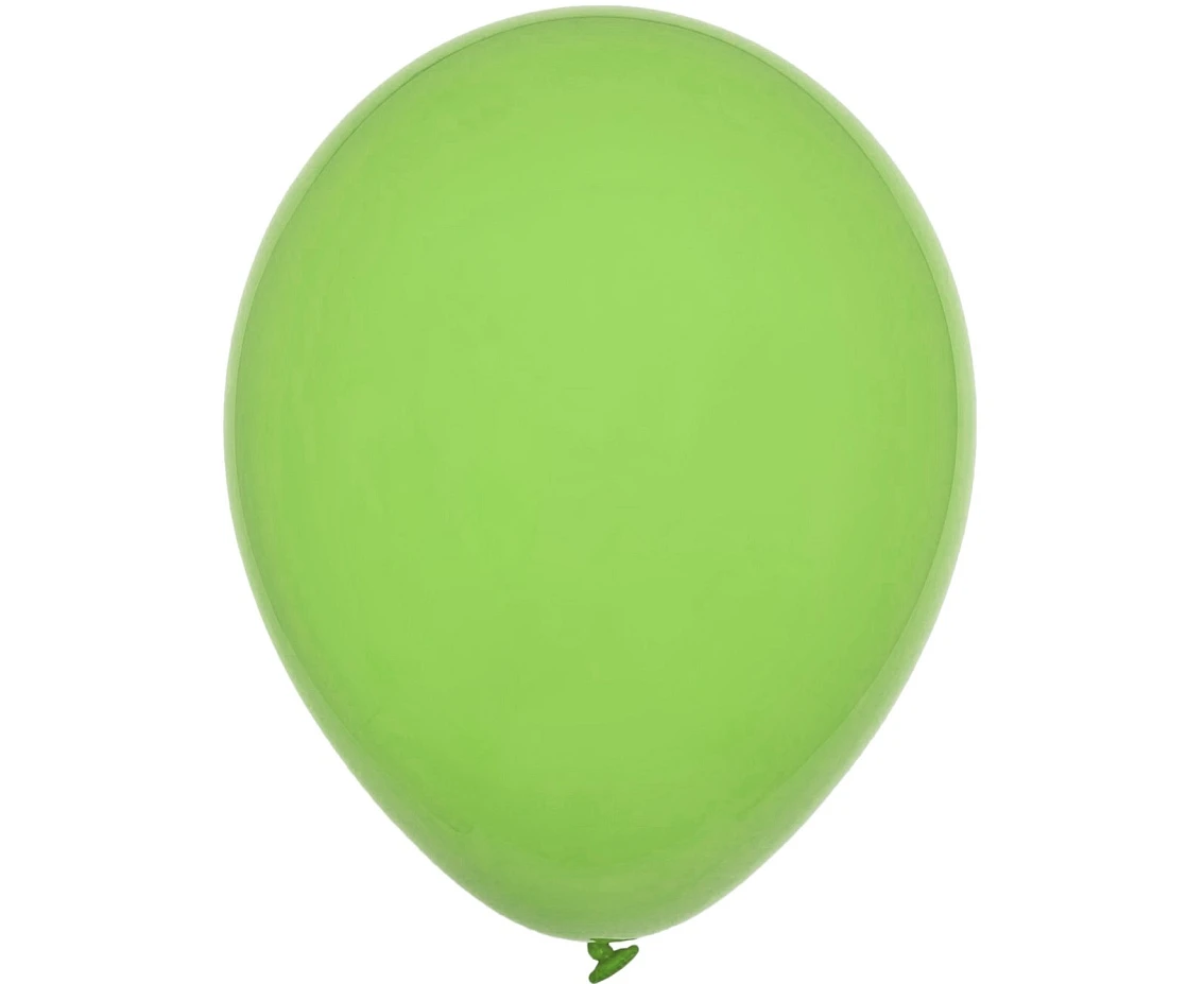 Balony Decomex 11", pastel limonkowa zieleń, 100szt.