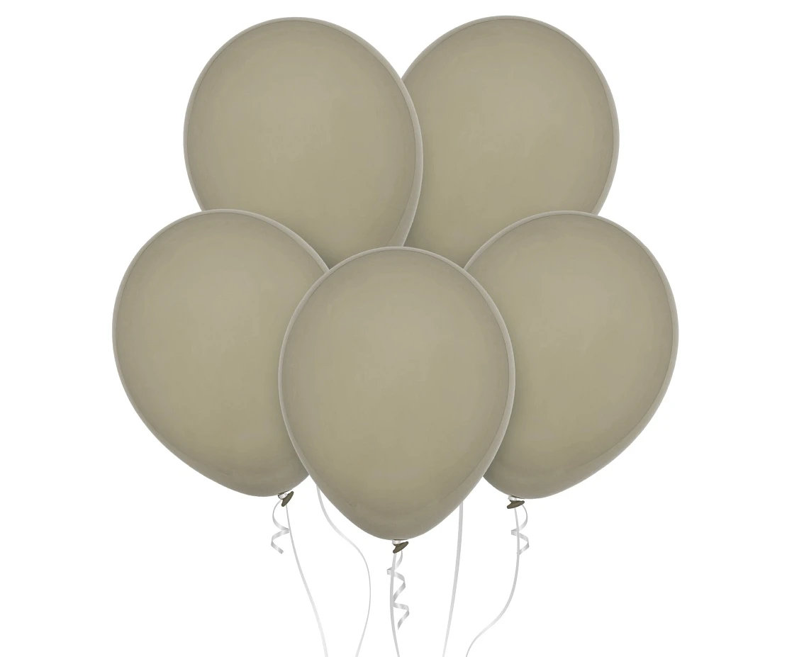 Balony Decomex 18", pastel kamień, 25szt.