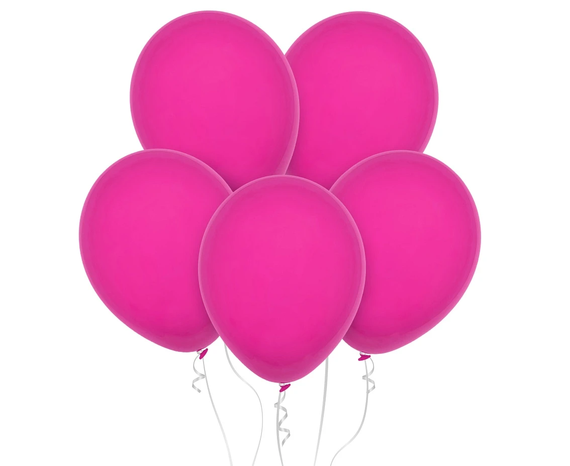 Balony Decomex 18", pastel fuksja, 25szt.
