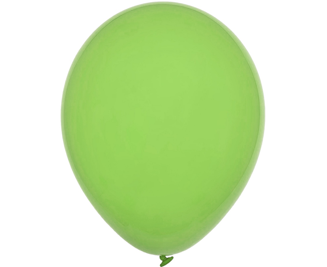 Balony Decomex 18", pastel limonkowa zieleń, 25szt.