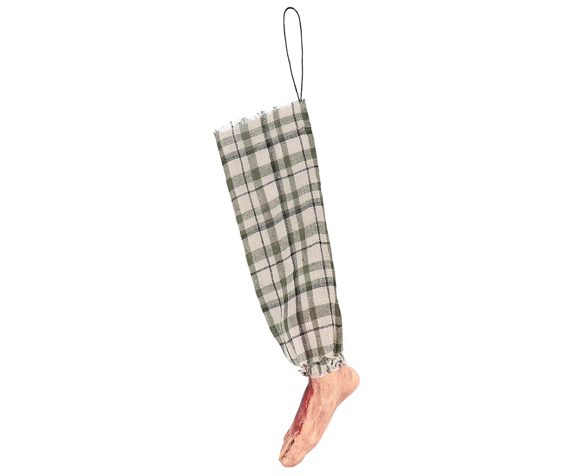 Dekoracja zakrwawiona noga (58cm)