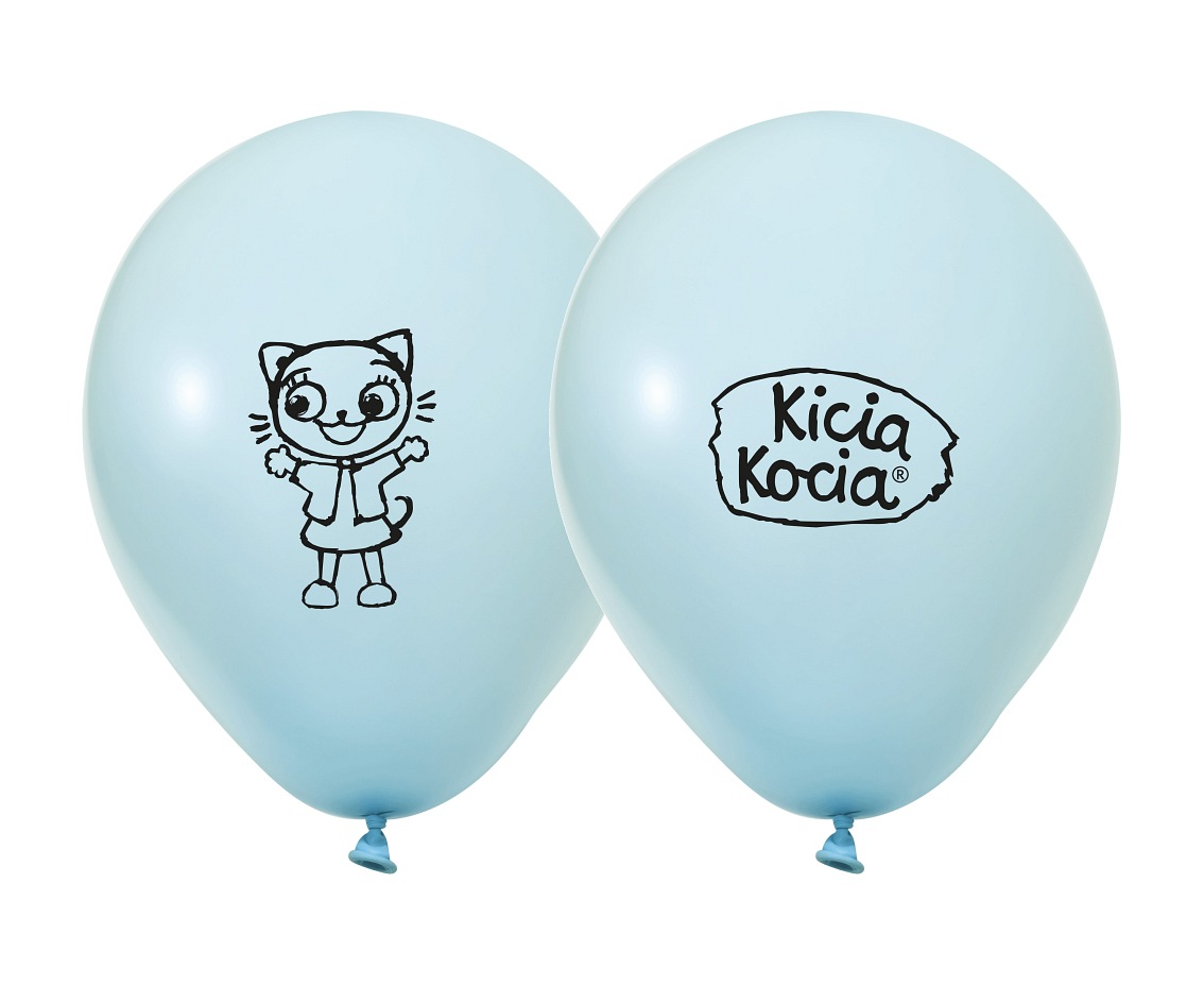 Balony Gemar 12", pastel kicia kocia, 5szt.