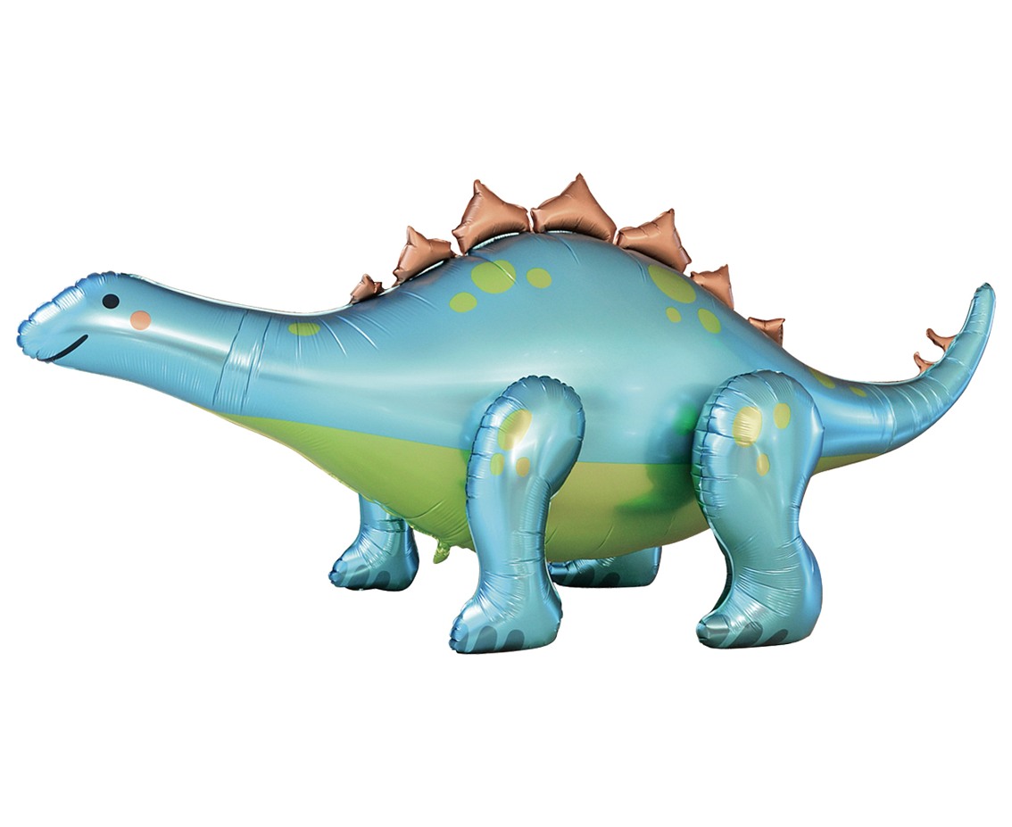 Balon foliowy Dino Stegozaur, 238x91x103 cm z pompką KK