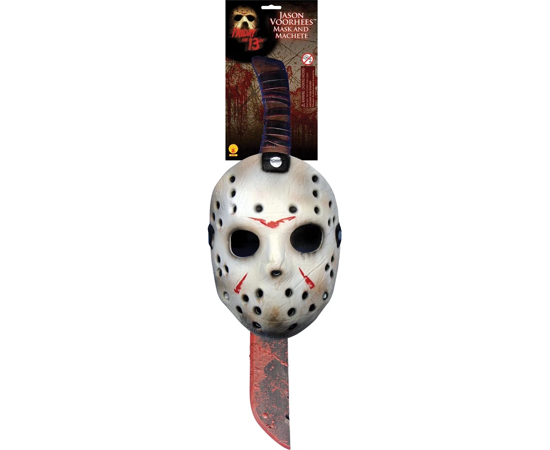 Zestaw dla dorosłych Jason (maska, maczeta), rozm. uniw.