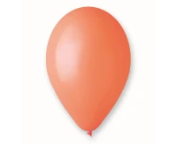 Balony Gemar 10", pastel premium pomarańczowe, 10szt. KK