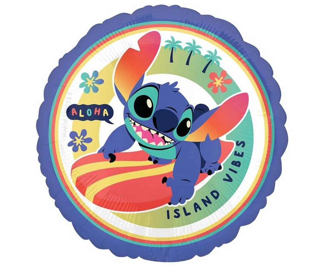 Balon foliowy 18" Stitch Disney, 45cm