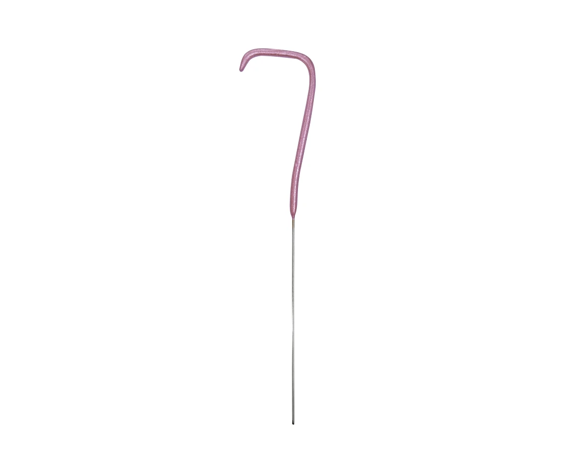 Zimny ogień, cyferka 7 różowa