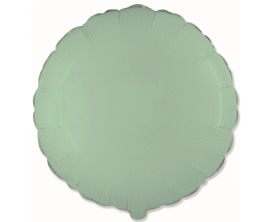 Balon foliowy 18" FX - Okrągły (matowy Mint) KK