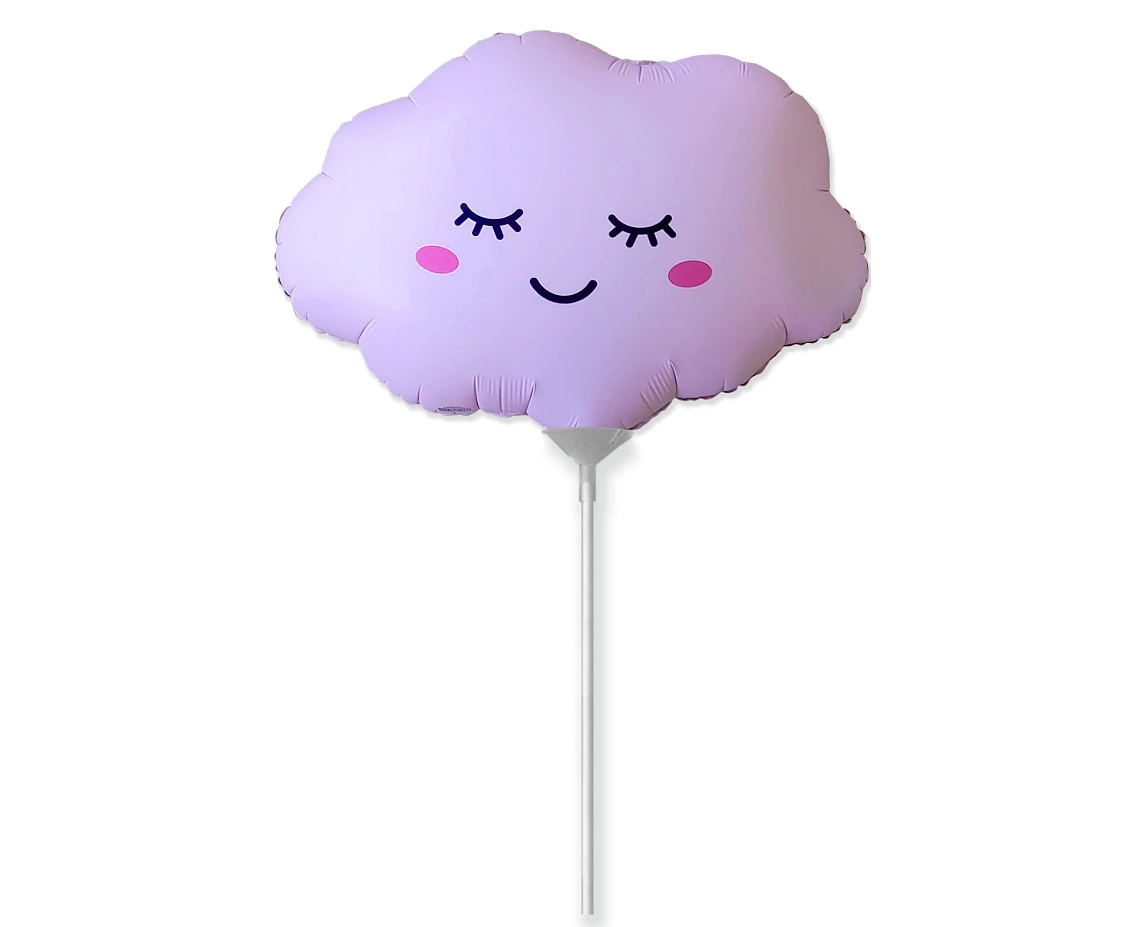 Balon foliowy 14" FX - Chmurka (matowa Pink)