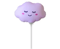 Balon foliowy 14" FX - Chmurka (matowa Pink)