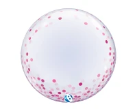 Balon Takara DECO Pink Confetti Dots, 24"