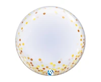 Balon Takara DECO Gold Confetti Dots, 24"