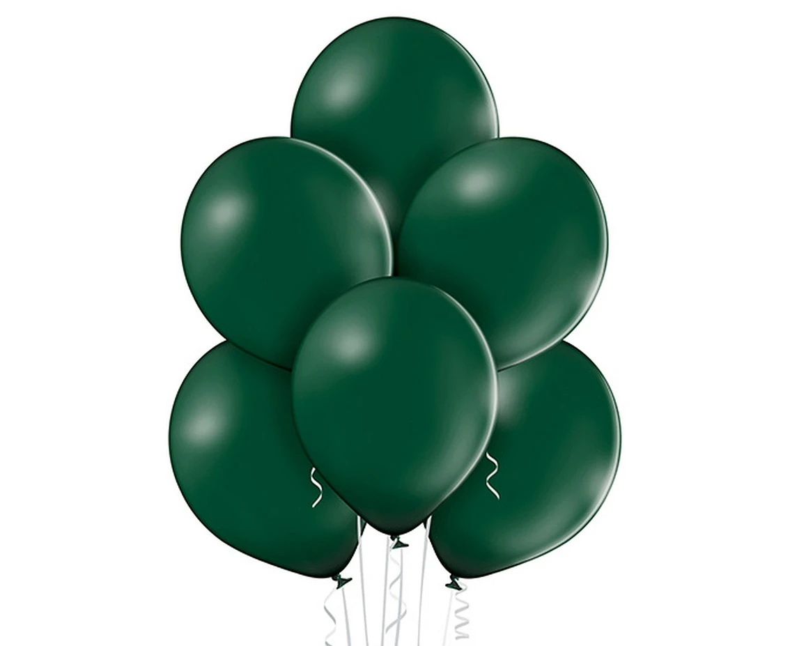 Balony Belbal 12", B105-411, (pastel dark green) pastel ciemne zielone, 100szt.