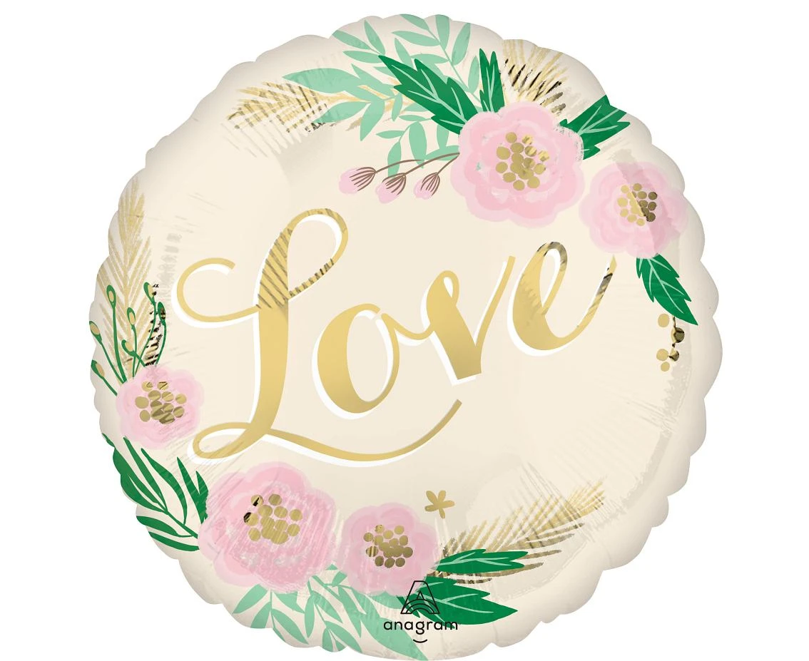 Balon foliowy 18" SHP -  Natural wedding KK