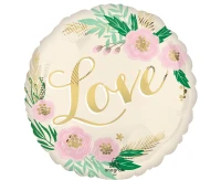 Balon foliowy 18" SHP -  Natural wedding KK