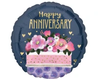 Balon foliowy 18" SHP -  Anniversary cake KK