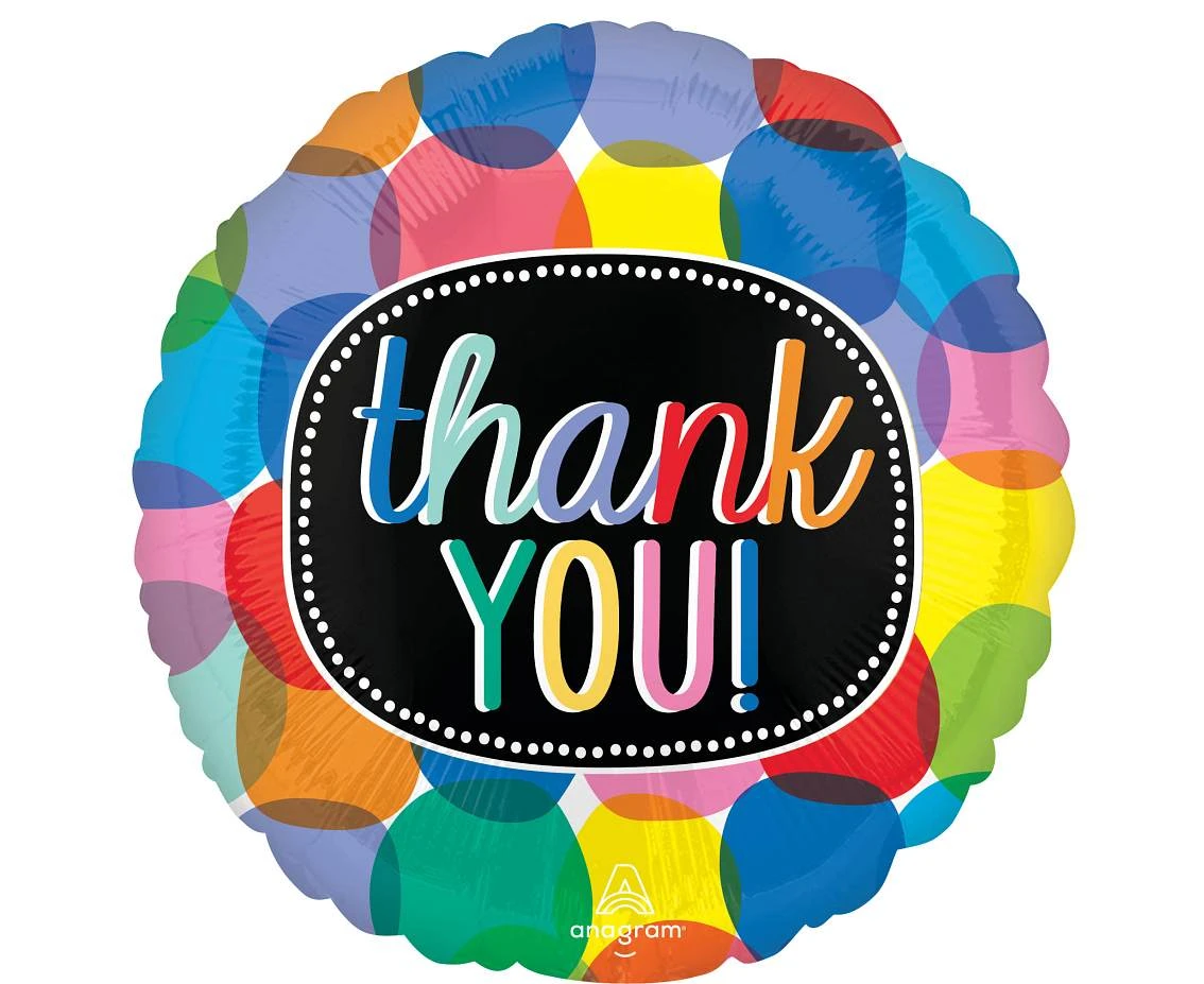 Balon foliowy 18" SHP -  Bubbly thank you KK
