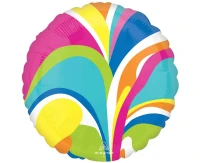 Balon foliowy 18" SHP -  Vibrant macro marble KK