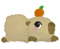 Balon foliowy 24" FX- Capibara, niepakowany