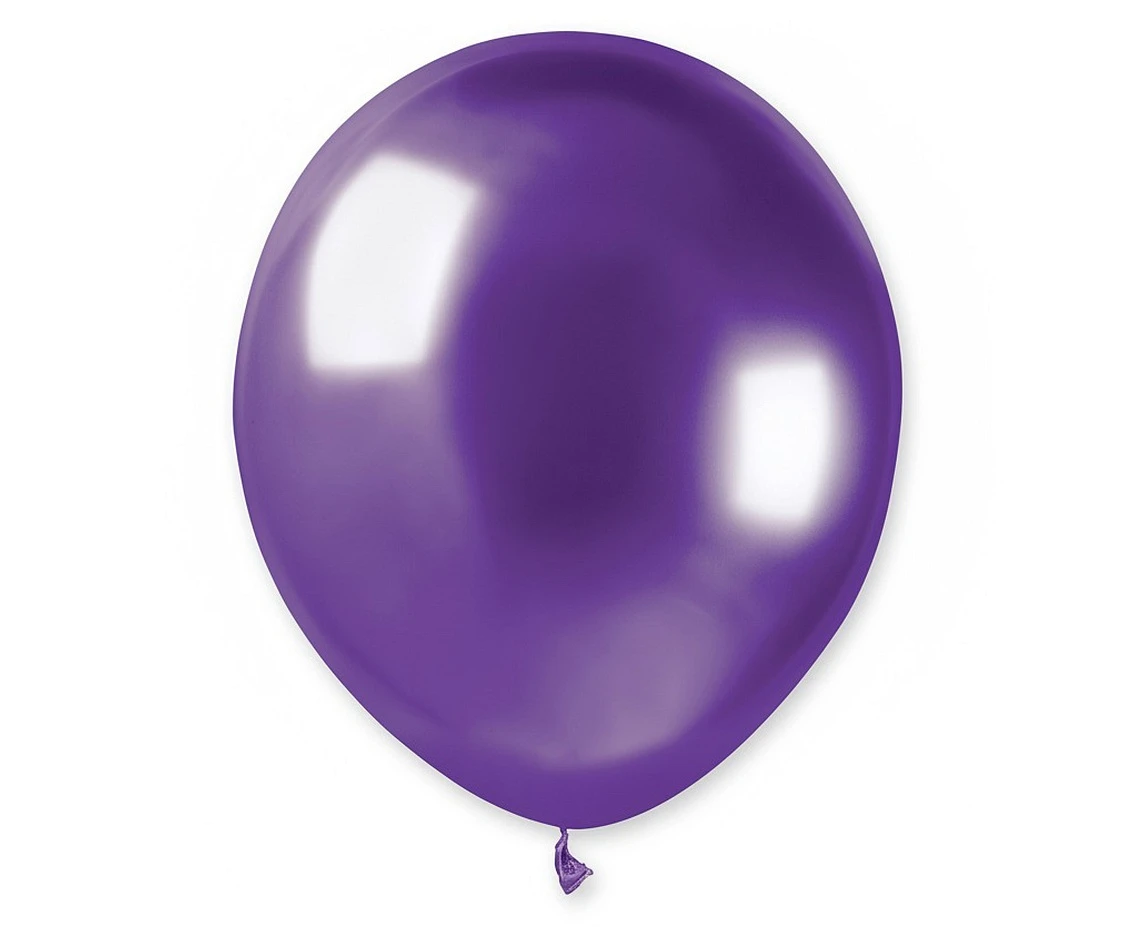 Balony Gemar 5", shiny fioletowe, 100szt.