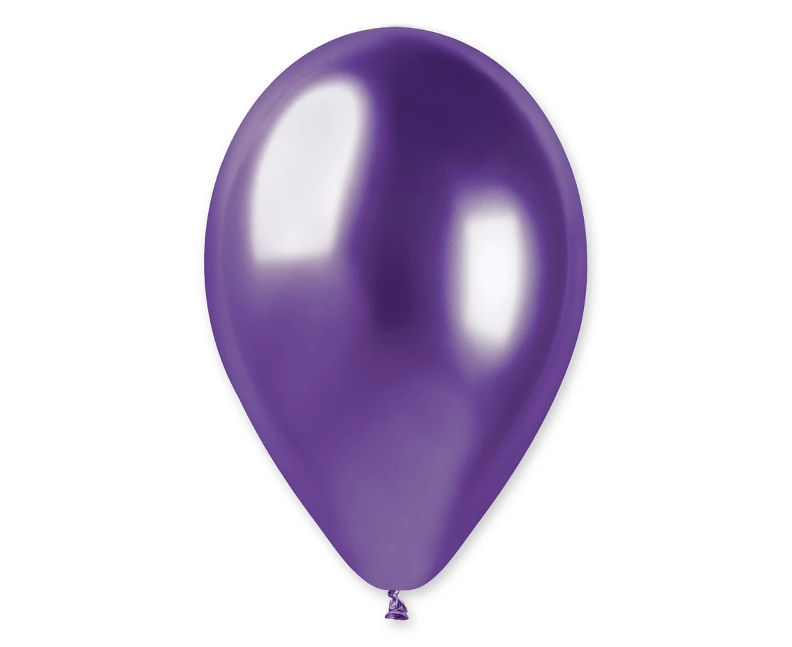Balony Gemar 13", shiny fioletowe, 50szt.