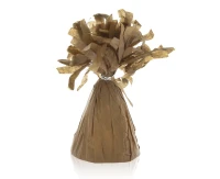 Ciężarek papierowy do balonów z helem, kawowy, 145 g/ 1 szt.