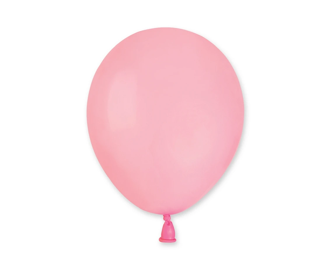 Balony Gemar 5", pastel jasnoróżowe, 100szt.