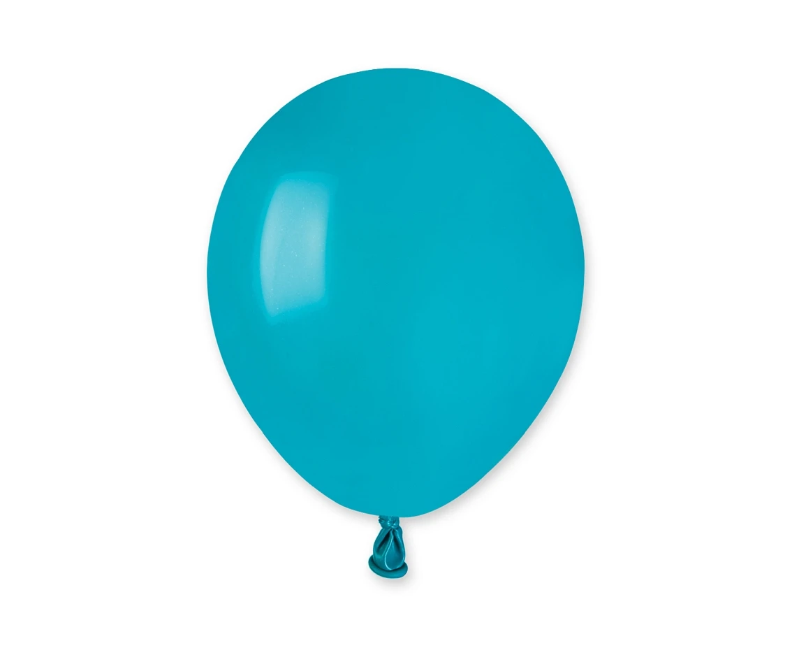 Balony Gemar 5", pastel turkusowoniebieskie, 100szt.
