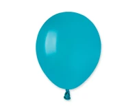 Balony Gemar 5", pastel turkusowoniebieskie, 100szt.